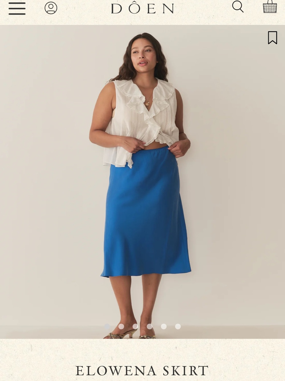 Doen Elowena Skirt - Blue Tourmaline